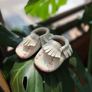 Bird Rock Baby Leather Baseball ⚾️ Moccasins